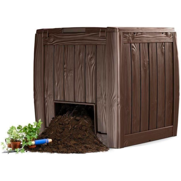 Компостер из ПВХ "Keter" Deco 72x69,5x74см 340л.  17196661 в Челябинске