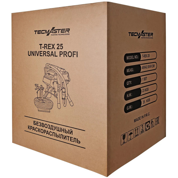 Агрегат окрасочный TECMASTER T-REX 25 UNIVERSAL PROFI поршневой 2002325-KBL50 в Челябинске