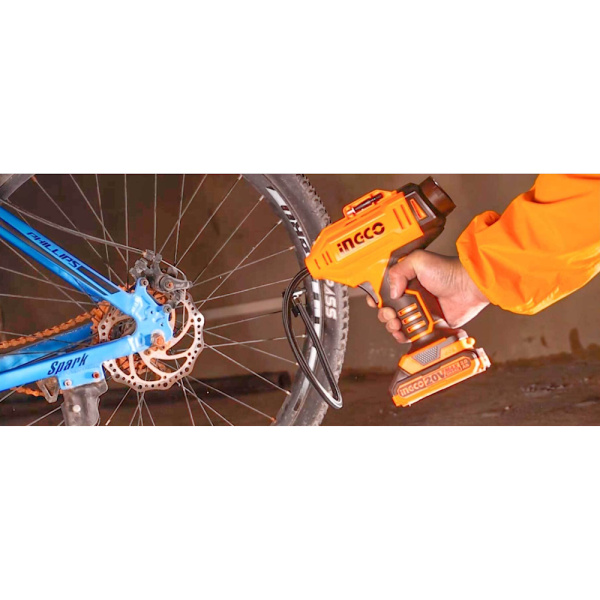 Аккумуляторный автомобильный компрессор INGCO CACLI2018 в Челябинске