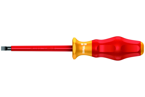 Отвертка диэлектрическая Wera SL 3,5х0,6х100мм WE-031582 в Челябинске 