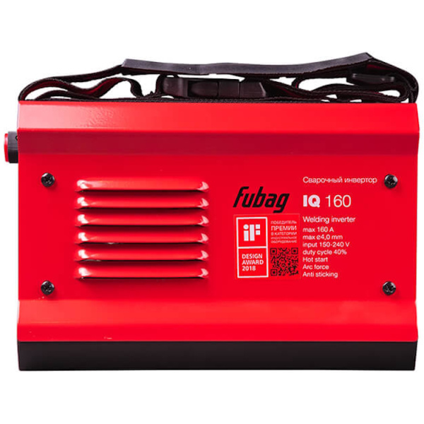 Сварочный апп. инвертор "Fubag IQ 160" (220В,5-160А.D=1,6-4,0mm 4,6кг,бытовой) в Челябинске