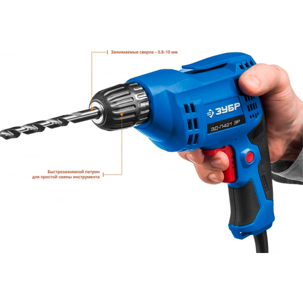 Дрель ЗУБР ЗД-П421 ЭР в Челябинске