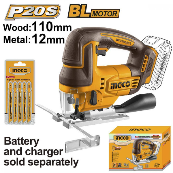 Аккумуляторный лобзик INGCO CJSLI1008 INDUSTRIAL в Екатеринбурге