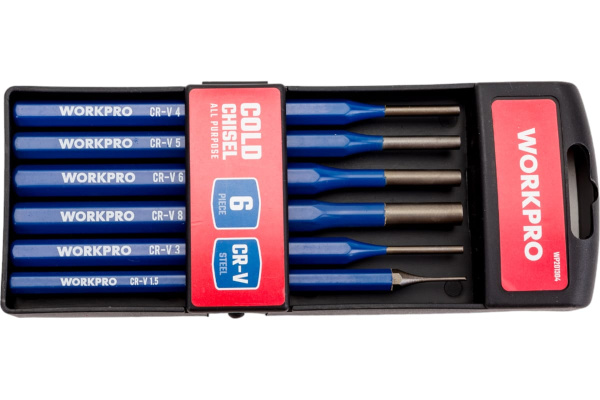 Набор кернов WORKPRO 6шт.  WP201304 в Челябинске 