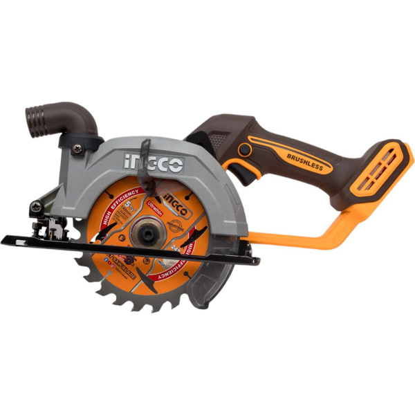 Аккумуляторная циркулярная пила INGCO 20 В бесщеточная CSLI1402 в Челябинске