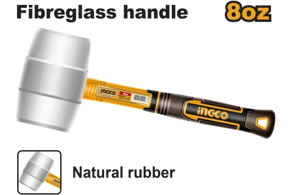 Киянка белая INGCO 220 г HRUH8908 в Челябинске 