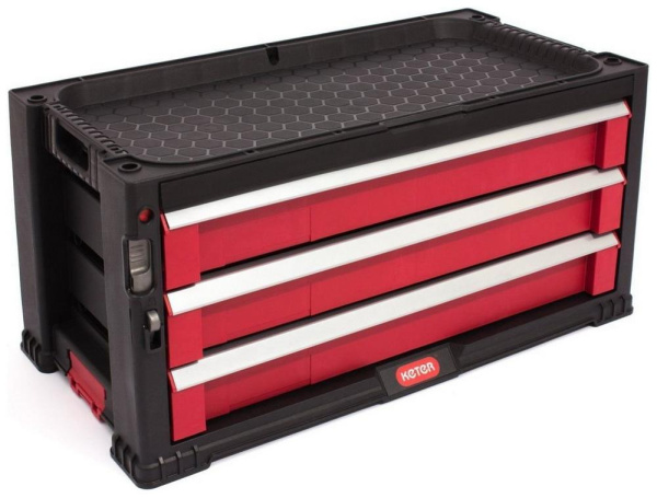 Ящик инструментальный с полками "Keter" 3 Drawer Tool Chest System 3 ящика  17199302 в Челябинске 