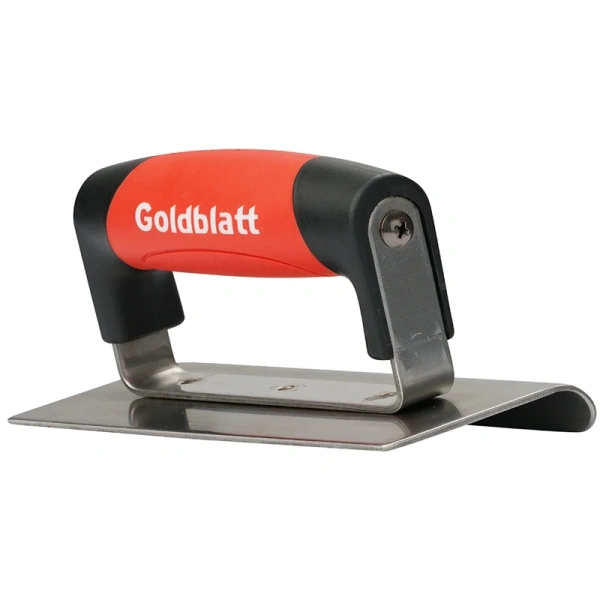 Кельма из нержавеющей стали с радиусным загибом GOLDBLATT  5/8 1/2  G16131