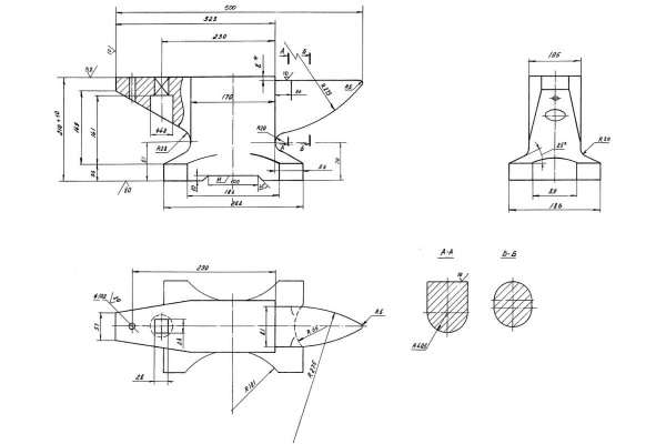 Наковальня стальная ЗУБР 50кг.  32620-50 в Челябинске 