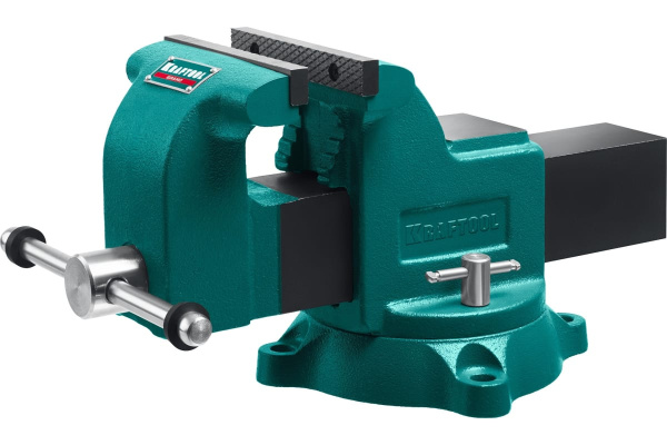 Тиски слесарные KRAFTOOL GRAND 150мм. развод губок 150мм.  32702-150 в Челябинске