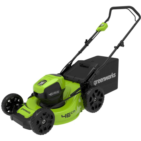 Газонокосилка Greenworks 40в 46см GD40LM46HP,б/щ c 1хАКБ 4 Ач и ЗУ  2514407UB