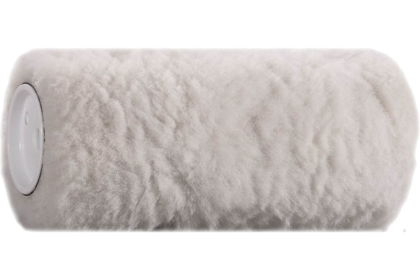 Ролик Kraftool WHITON меховой, белый бюгельная система 180мм. 1-02033-18 в Челябинске 