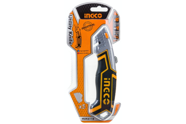 Нож универсальный INGCO INDUSTRIAL HUK6118  в Екатеринбурге 