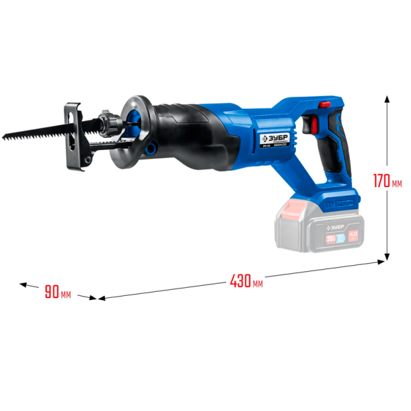 Пила сабельная бесщеточная ЗУБР SPB-180 в Челябинске