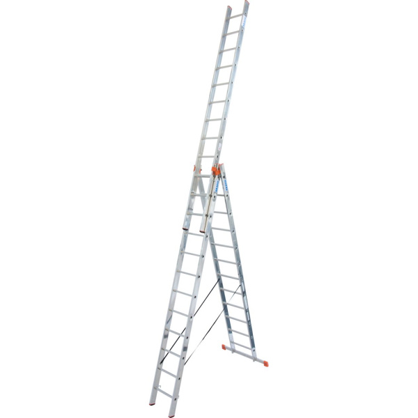 Лестница трехсекционная "KRAUSE" TRIBILO 120953