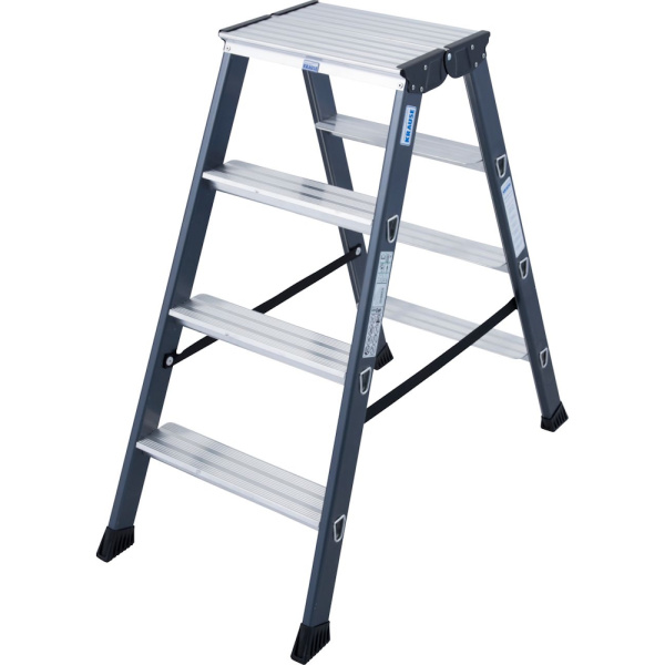 Стремянка анодированная KRAUSE SEPRO D  2х4 ступ. 125811