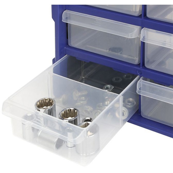 Органайзер пластиковый WORKPRO 18 ящичков WP283011 в Челябинске