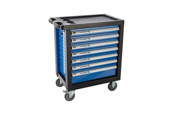 Тележка инструментальная HOEGERT 7 ящиков усиленный верх  HT7G047 в Челябинске 