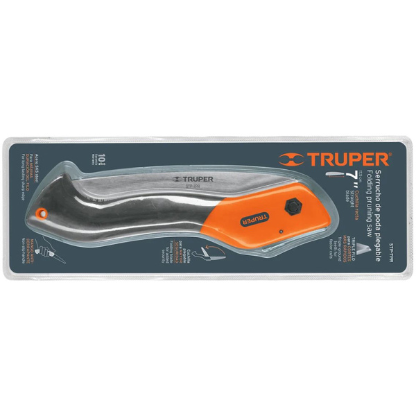 Пила складная Truper STP-7PR с пластиковой рукояткой 180 мм 100197 в Челябинске 