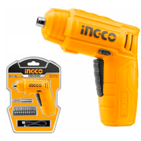 Аккумуляторная отвертка INGCO 4 В  CSDLI0402 в Челябинске